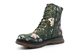 Cipriata Womens Annetta Combat Boots/Ladies Military Boots With Memory Foam Insole Green Floral