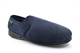 Sleepers Mens Phil Memory Foam Slip On Cord Slippers Navy Blue